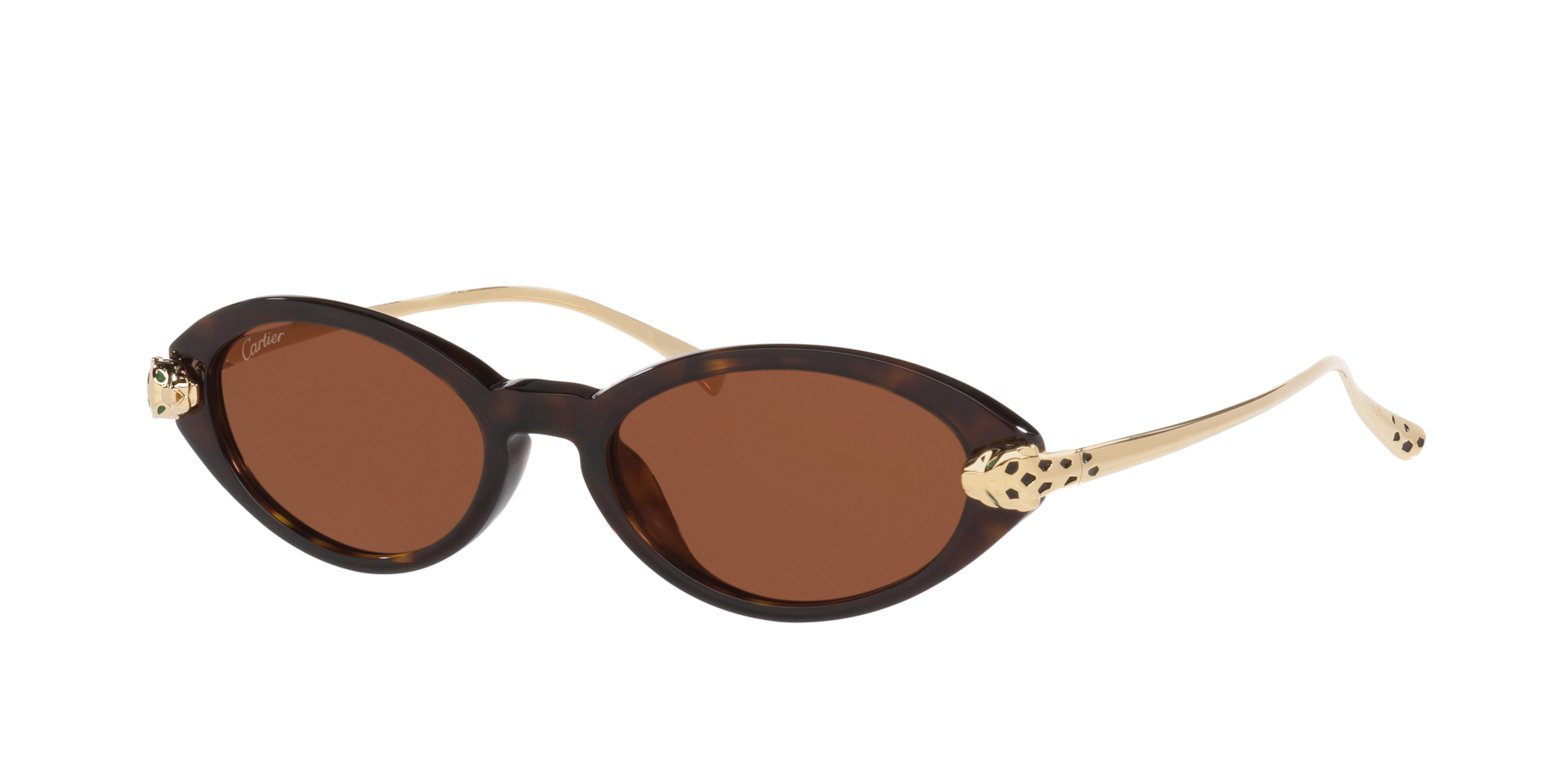 Cartier Femme Sunglass Ct0634S - Couleur du Monture caille Couleur de Lentille Brun 1200 €