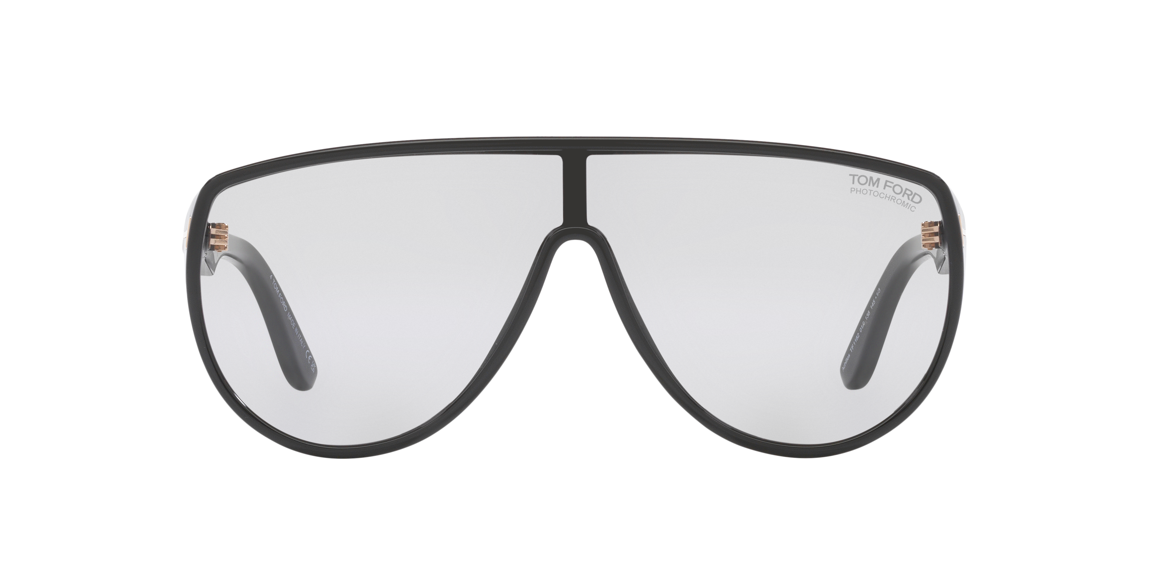 Tom Ford Achilles XXL (47 - 147) with Grey lenses and Black frame