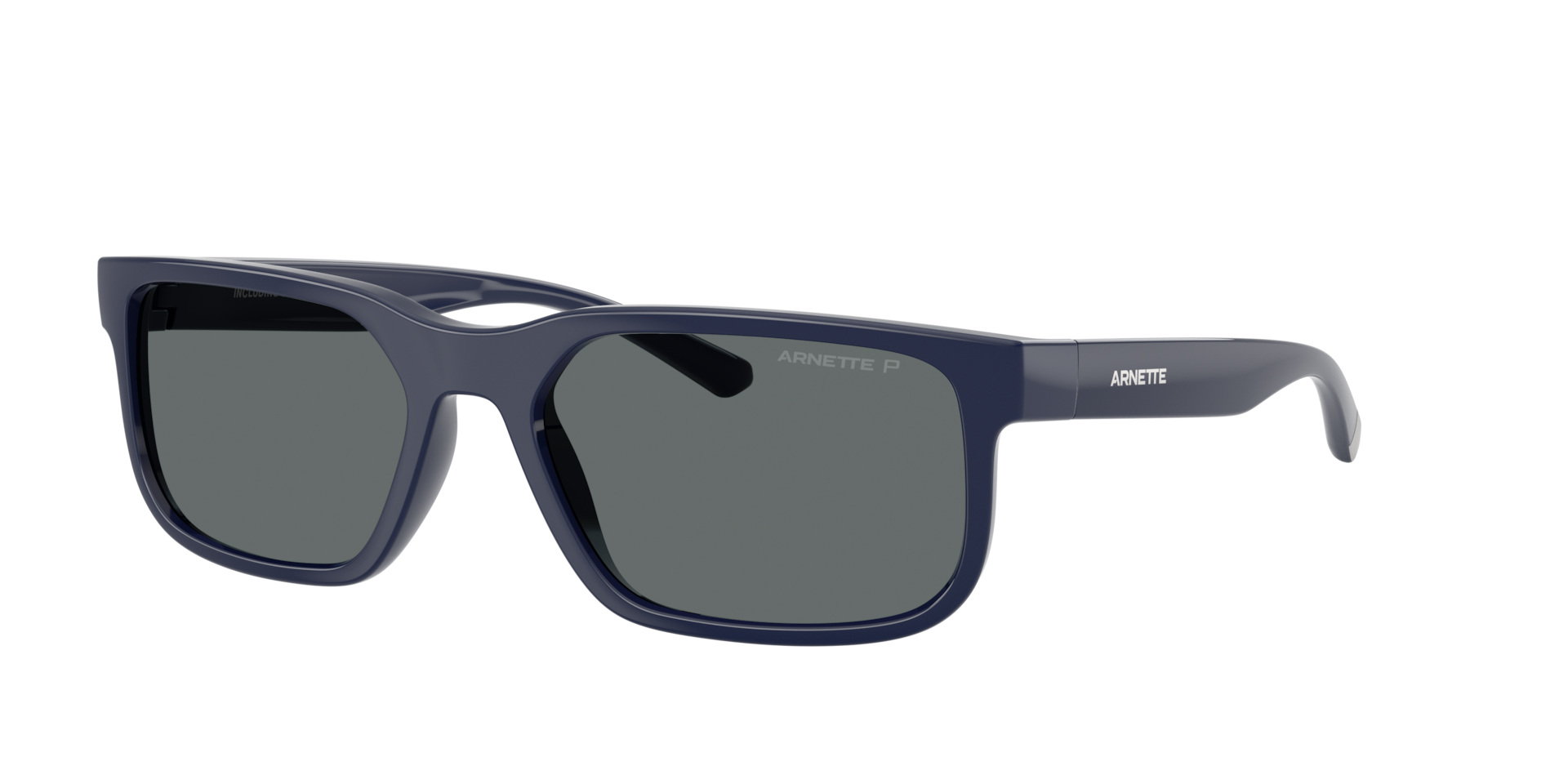 Arnette Mann Sunglass AN4372 - Rahmenfarbe: Dunkelblau, Linsenfarbe: Dunkelgrau Polarized