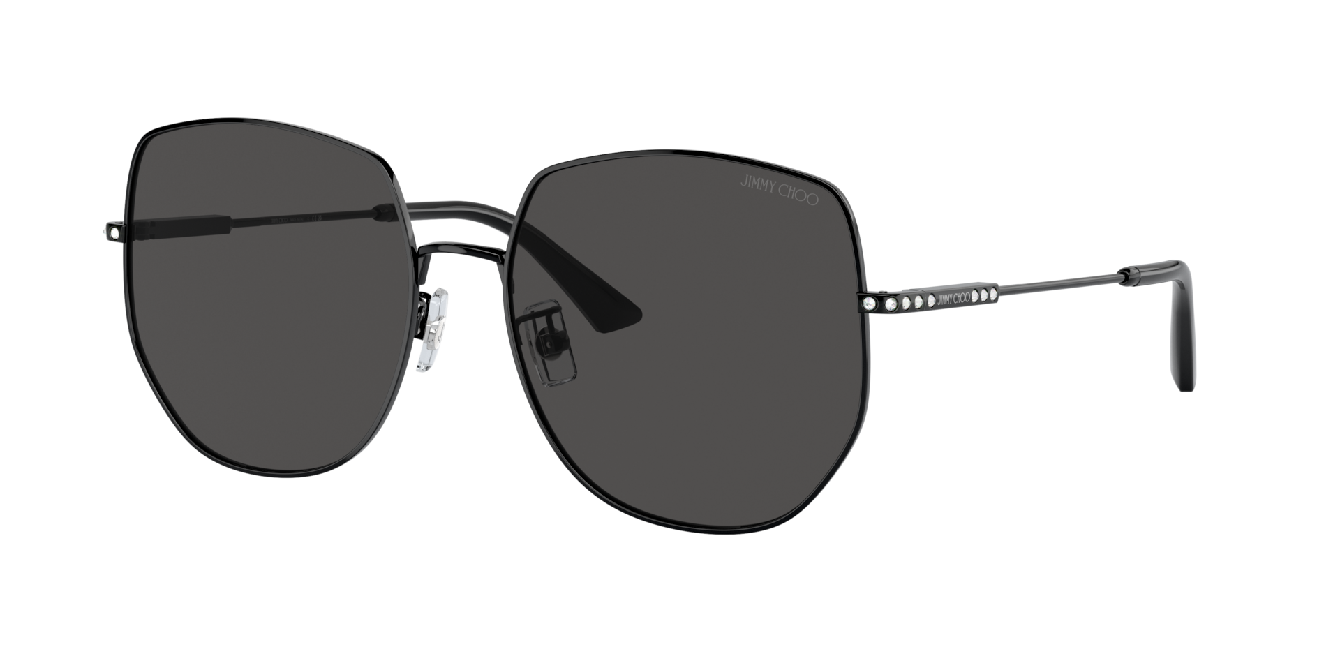 Jimmy Choo Woman Sunglass JC4006BD -  Frame color: Black, Lens color: Dark Grey