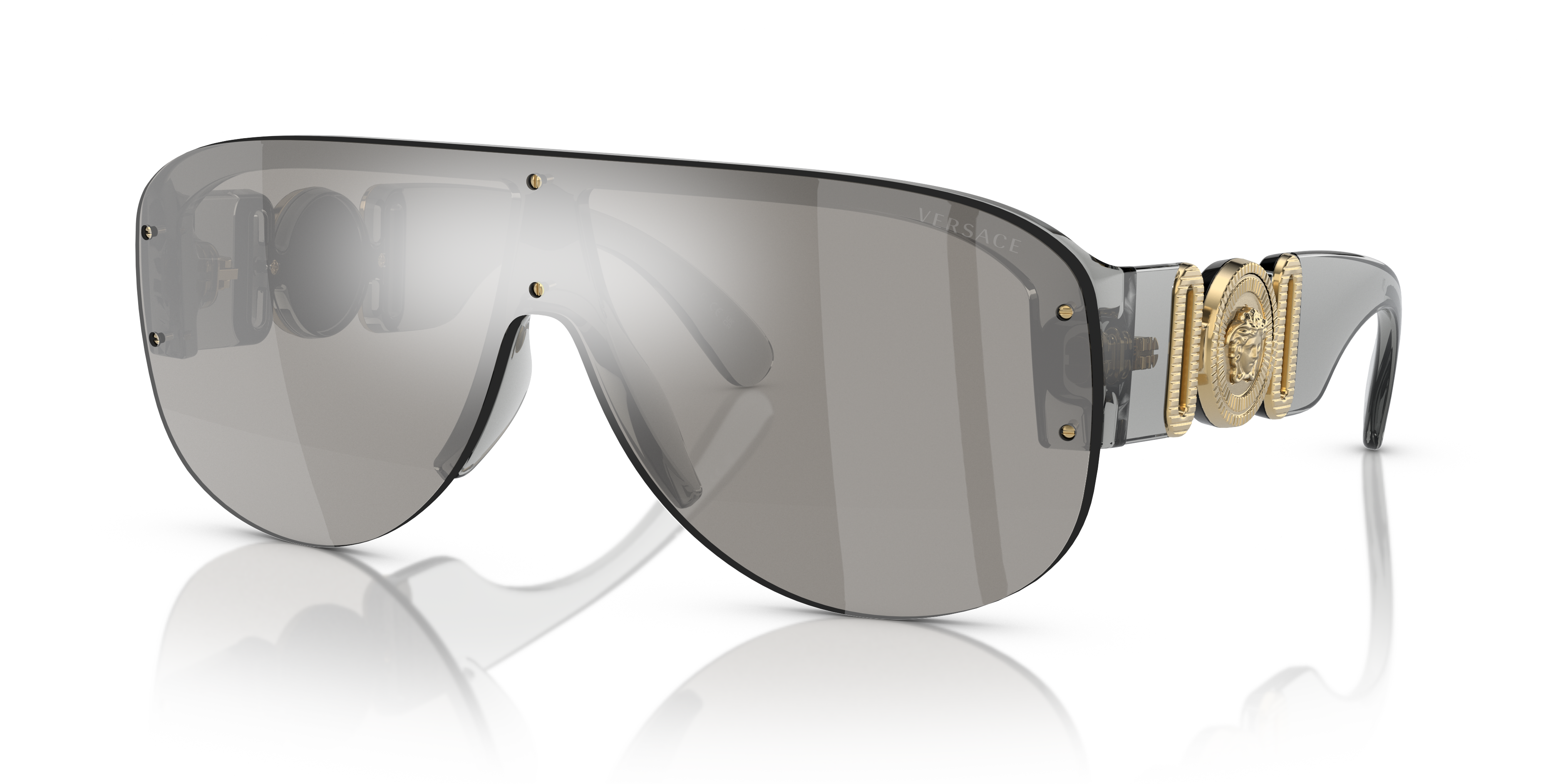 Versace VE4391 XL (0 - 148) with Silver lenses and Grey frame