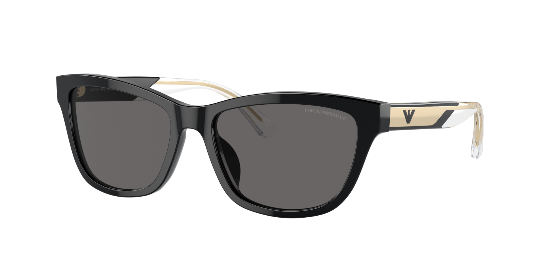 Emporio Armani Femme Sunglass EA4227U - Couleur du Monture Noir brillant Couleur de Lentille Gris fonc Polaris 89 €