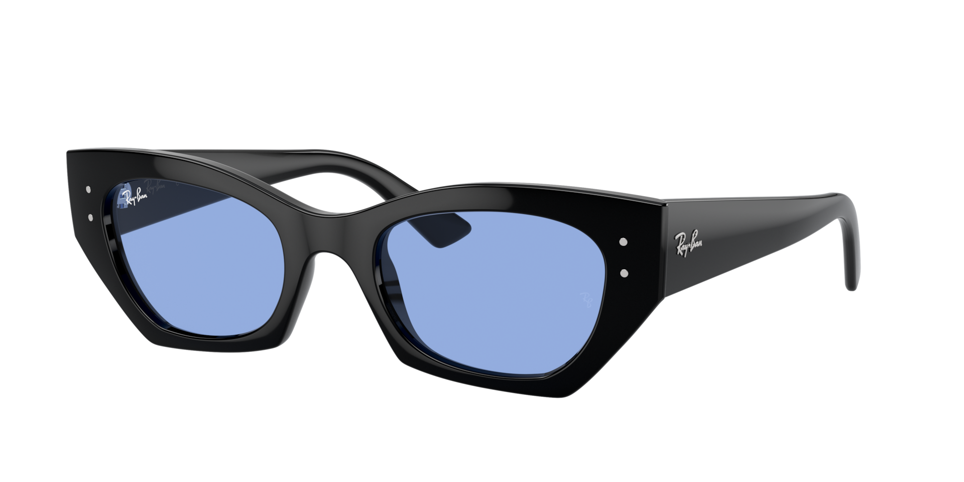 Ray-Ban Zena S (49 - 22) with Blue lenses and Black frame
