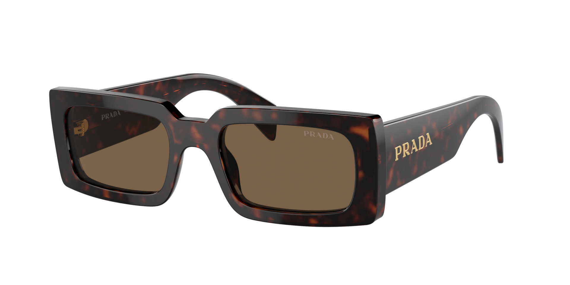PRADA ブラウン　サングラス ケース付き Prada PR A07S XS (52 - 20) with Brown lenses and Brown frame