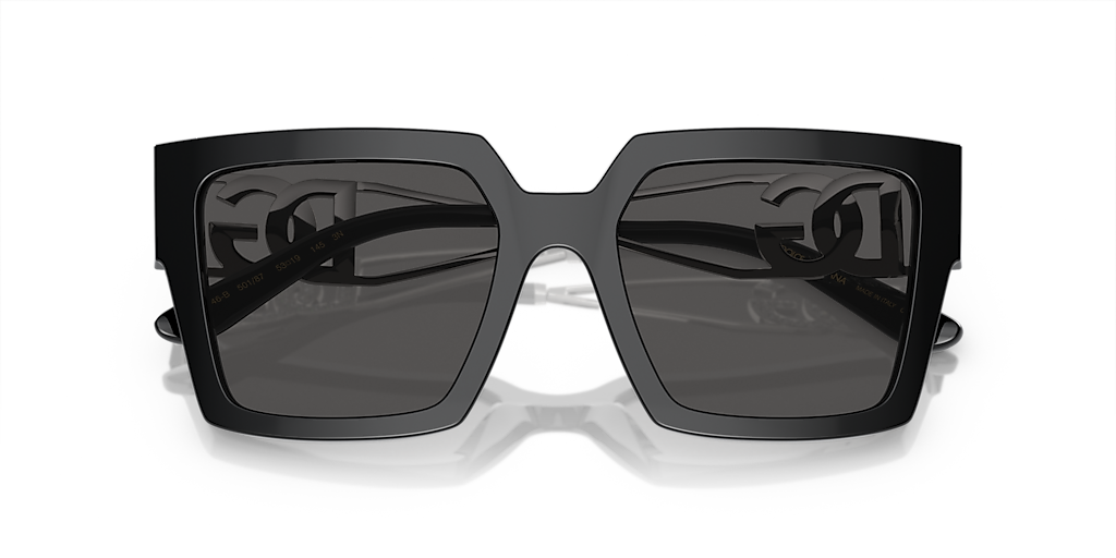 Dolce&Gabbana DG4446B L (53 - 19) with Grey lenses and Black frame
