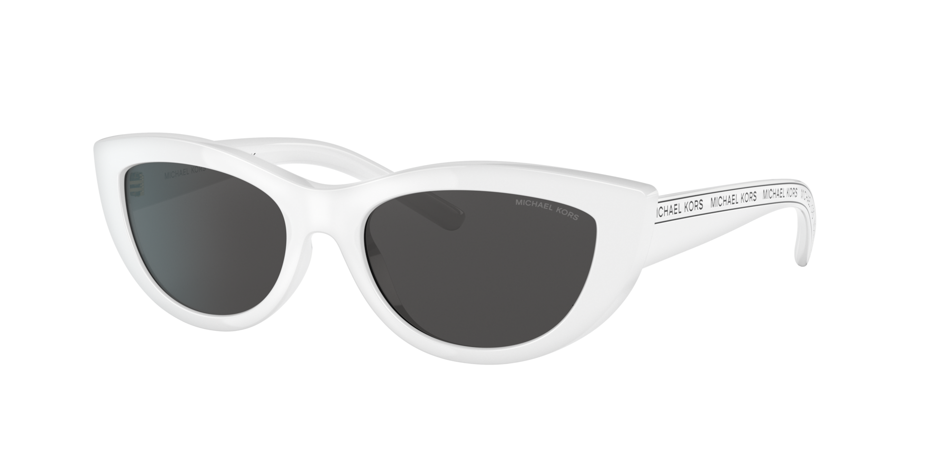Michael Kors Femme Sunglass Rio - Couleur du Monture Optic White Couleur de Lentille Gris fonc uni 73 €