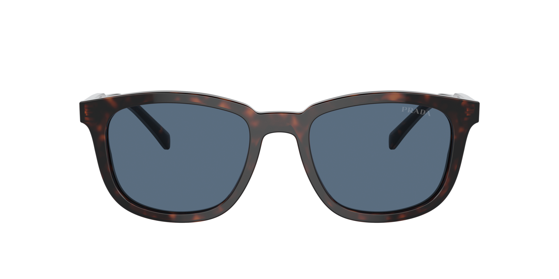 Prada PR A21SF XL (55 - 19) with Blue lenses and Tortoise frame