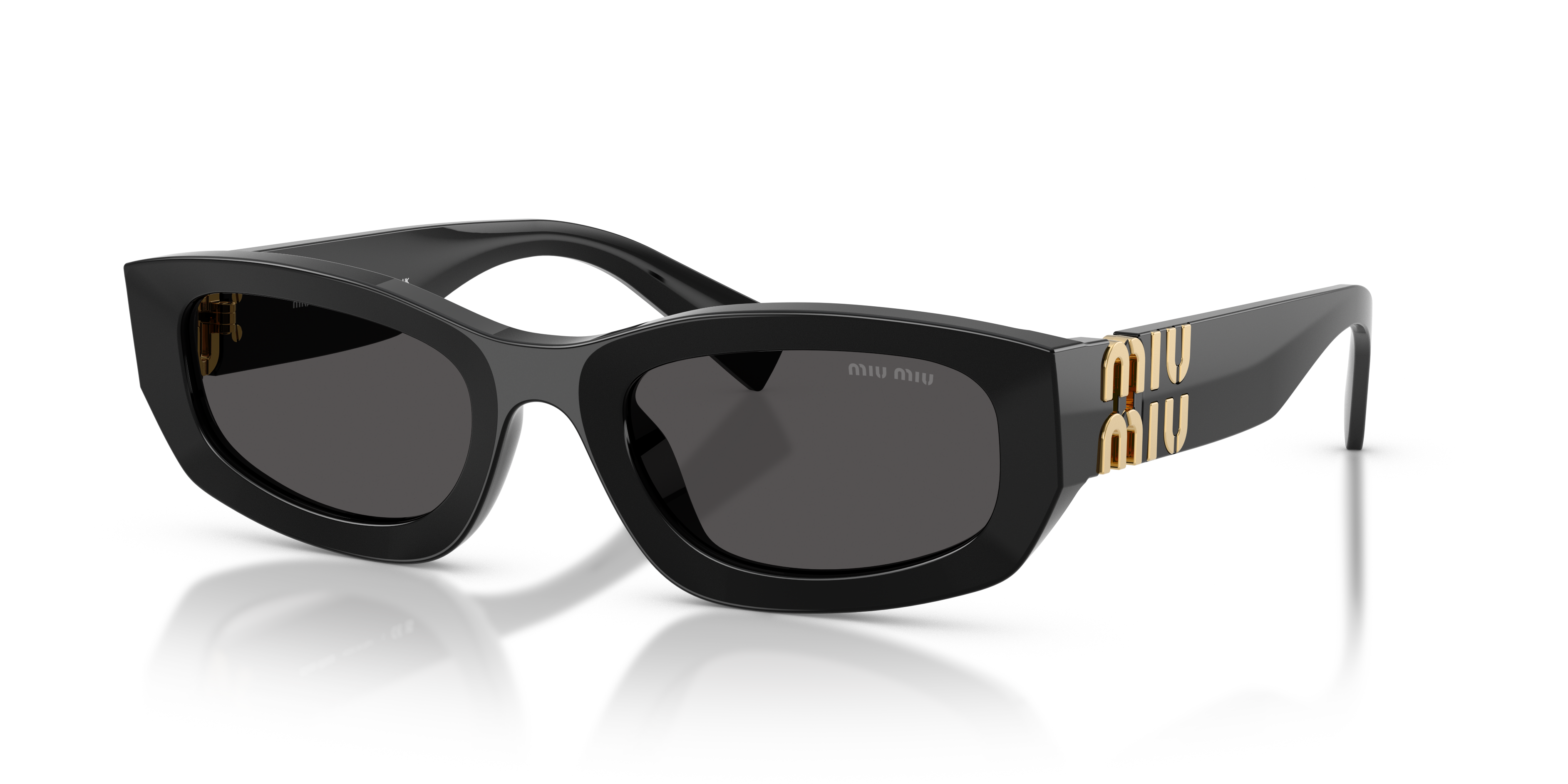 Miu Miu MU B04SF L (53 - 22) with Grey lenses and Black frame