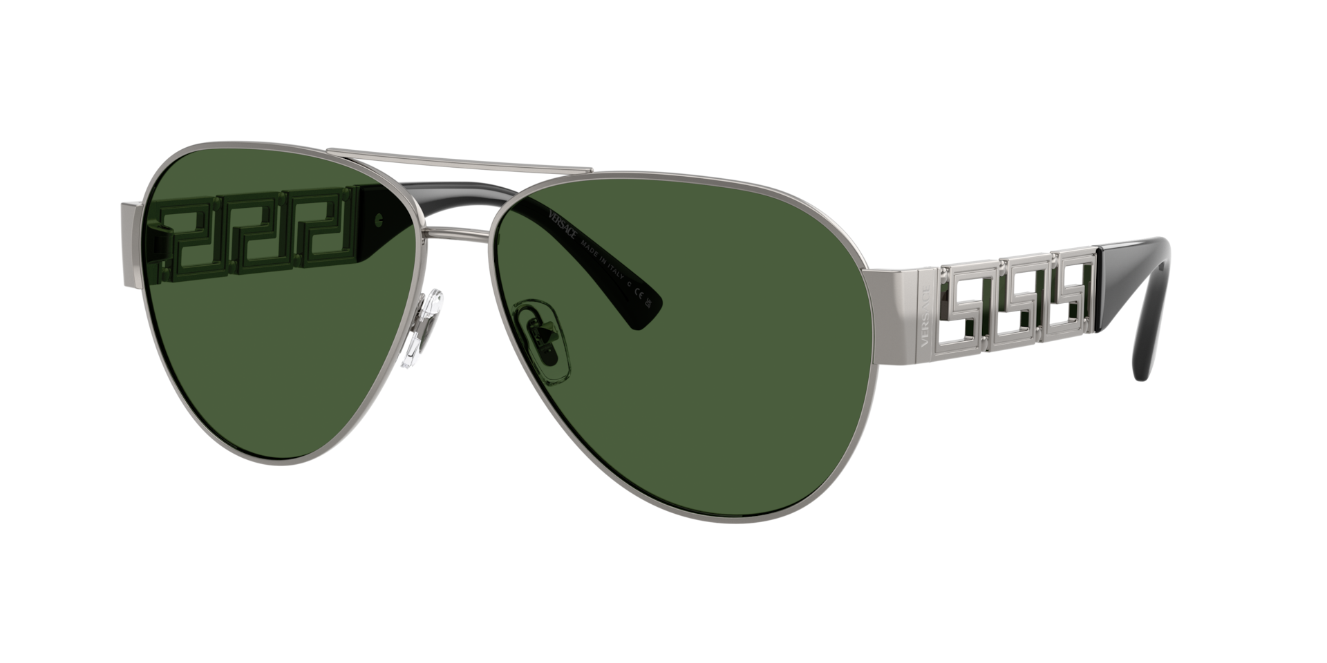 Versace Man Sunglass VE2289 -  Frame color: Gunmetal, Lens color: Dark Green