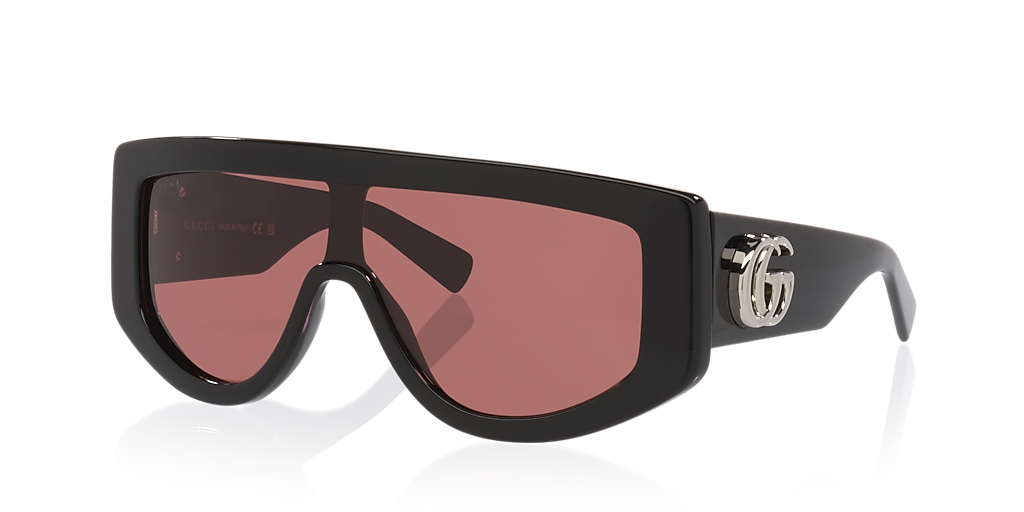 Gucci GG1950S M (32 - 132) with Red lenses and Black frame