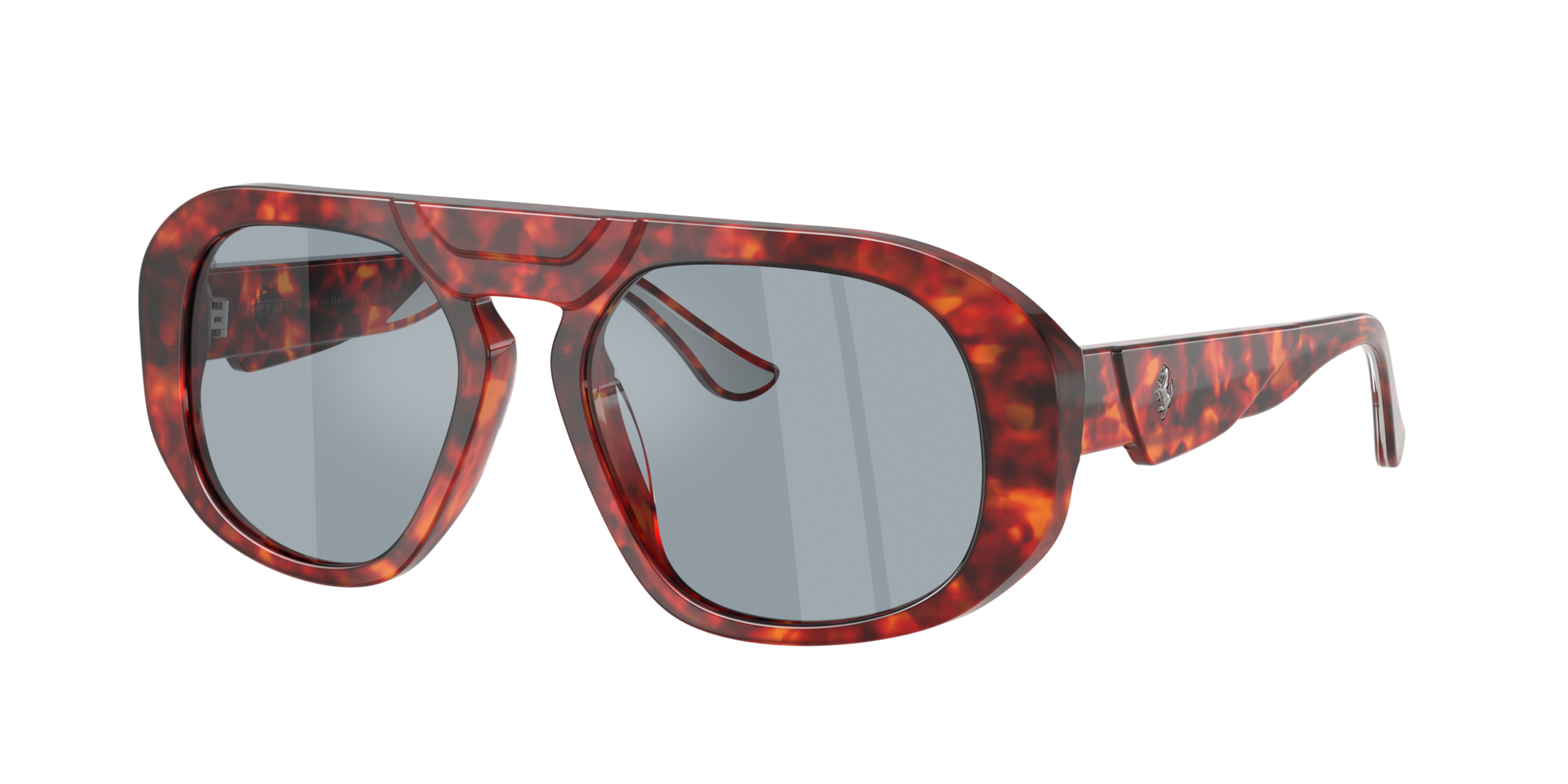 Ferrari Homme Sunglass FH2014U - Couleur du Monture Marron caille de tortue Couleur de Lentille Bleu Polaris 525 €