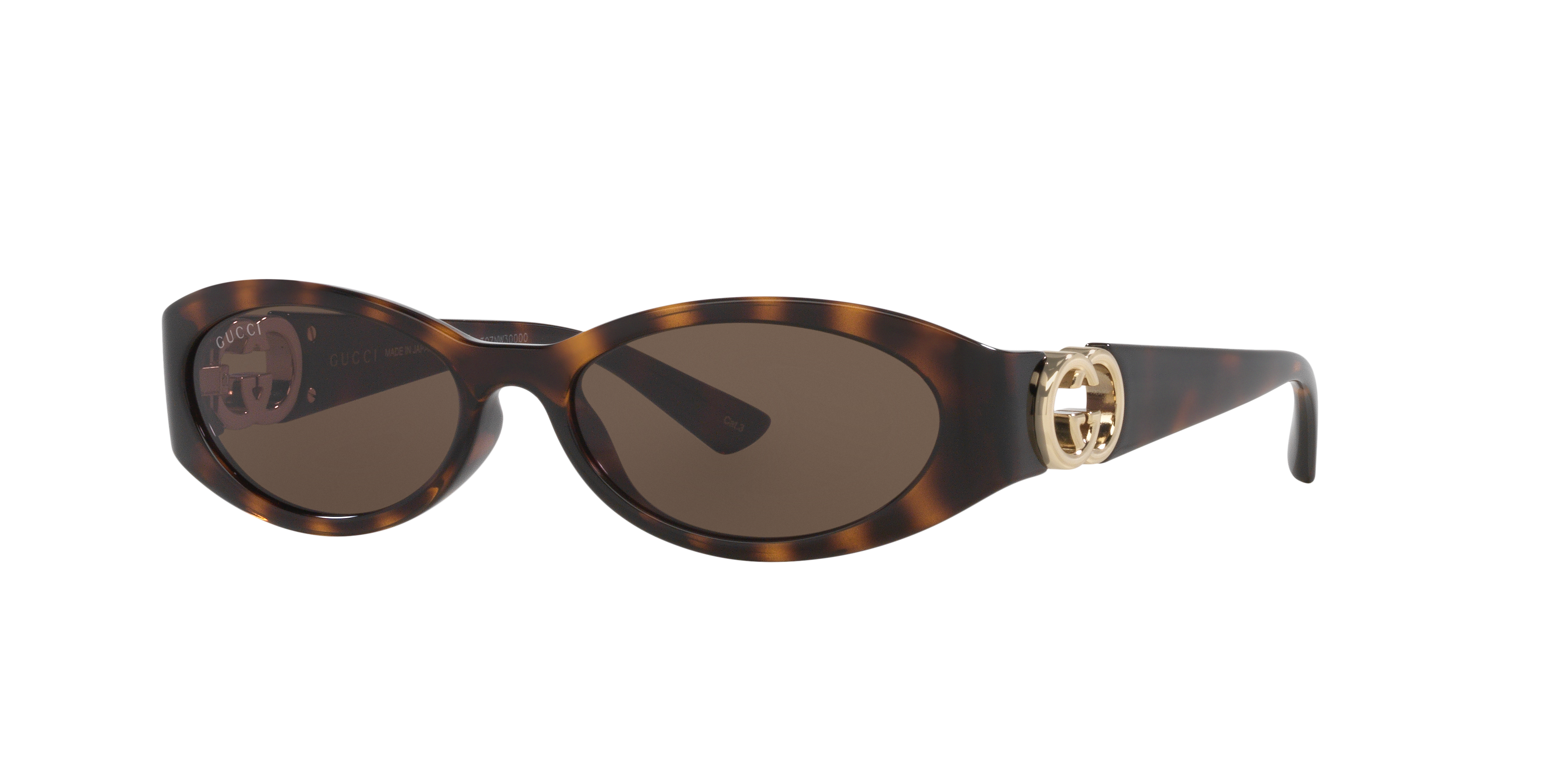 Gucci GG1660S S (54 - 16) with Brown lenses and Tortoise frame