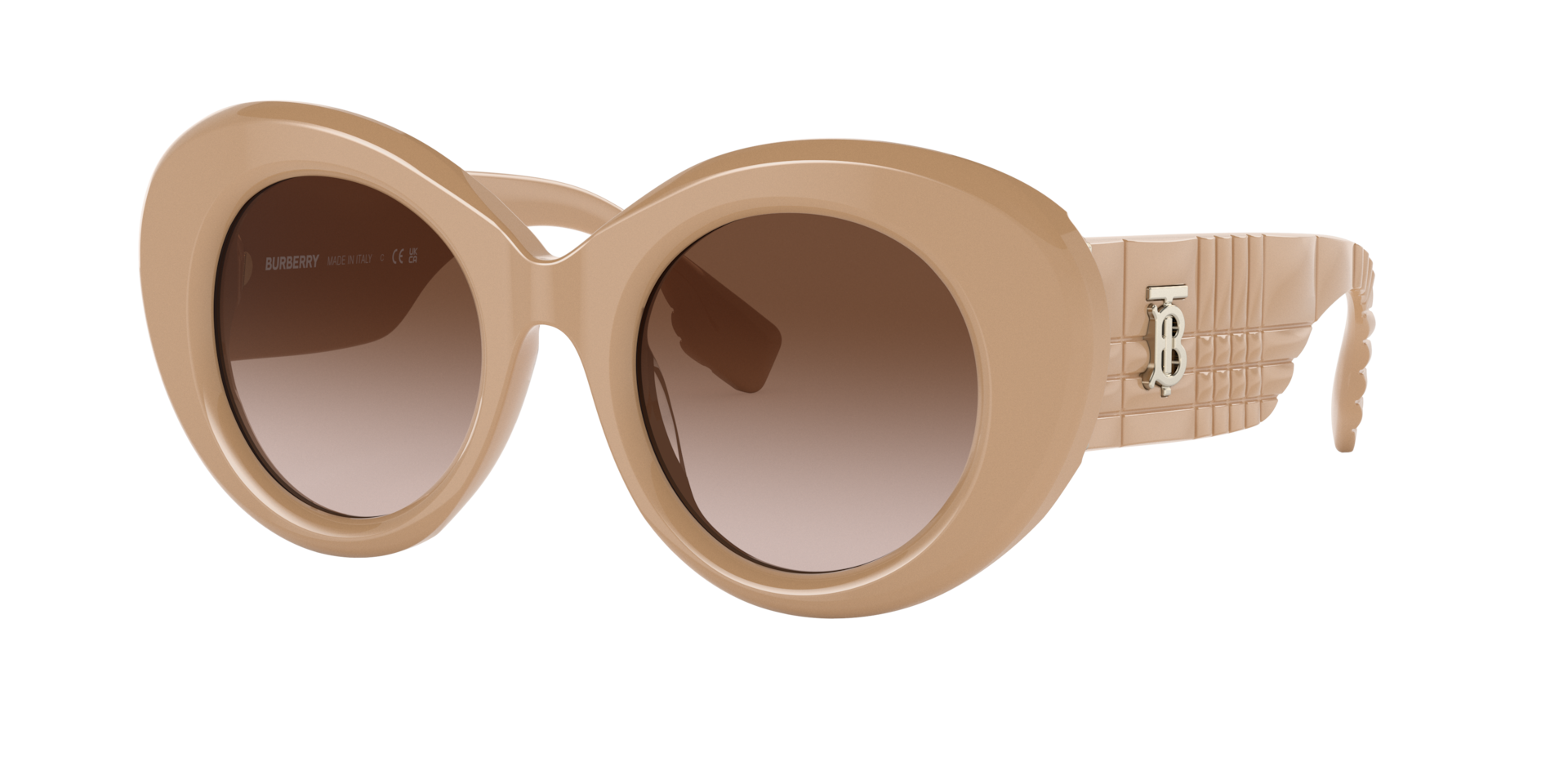 Burberry Femme Sunglass Margot - Couleur du Monture Beige Couleur de Lentille Dgrad marron 132 €