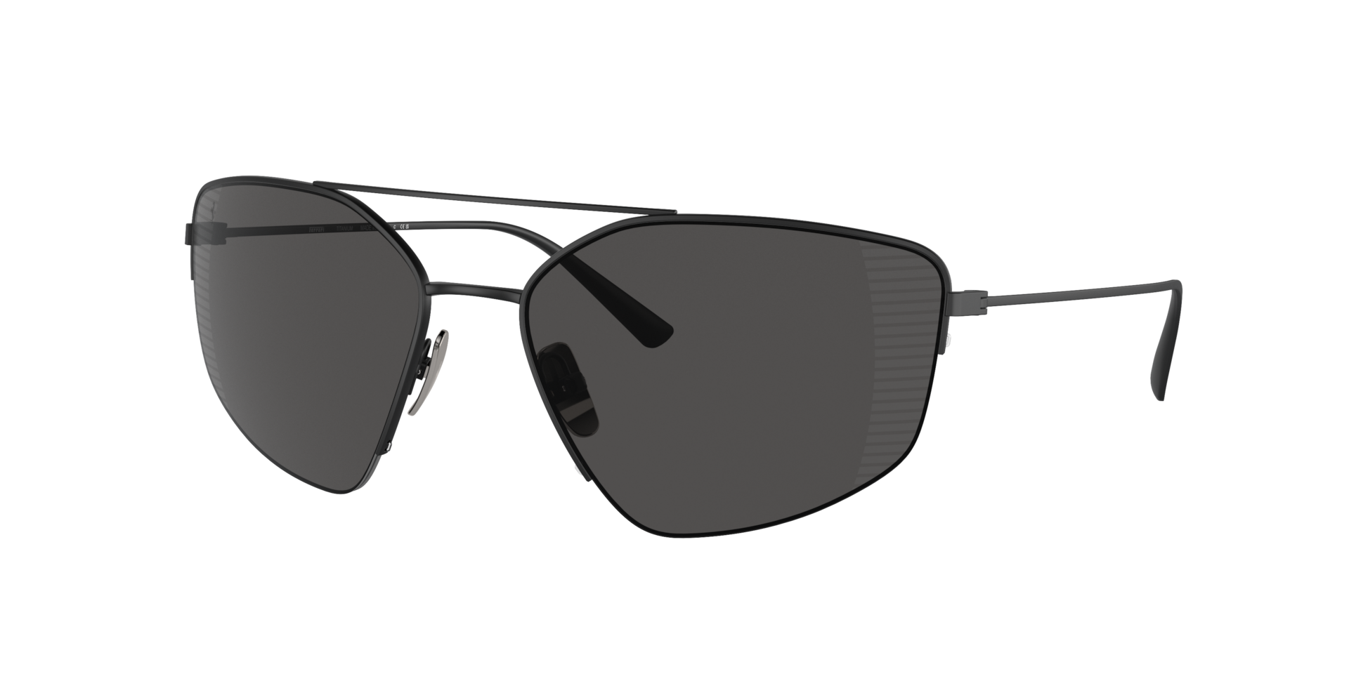 Ferrari Man Sunglass FH1009T -  Frame color: Matte Black, Lens color: Polarized Grey