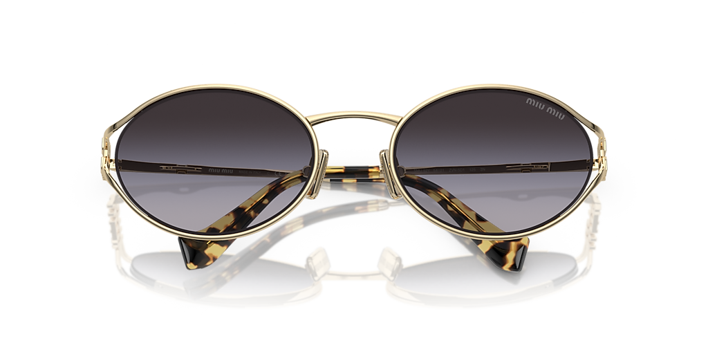 Miu Miu MU 52YS L (54 - 21) with Grey lenses and Gold frame