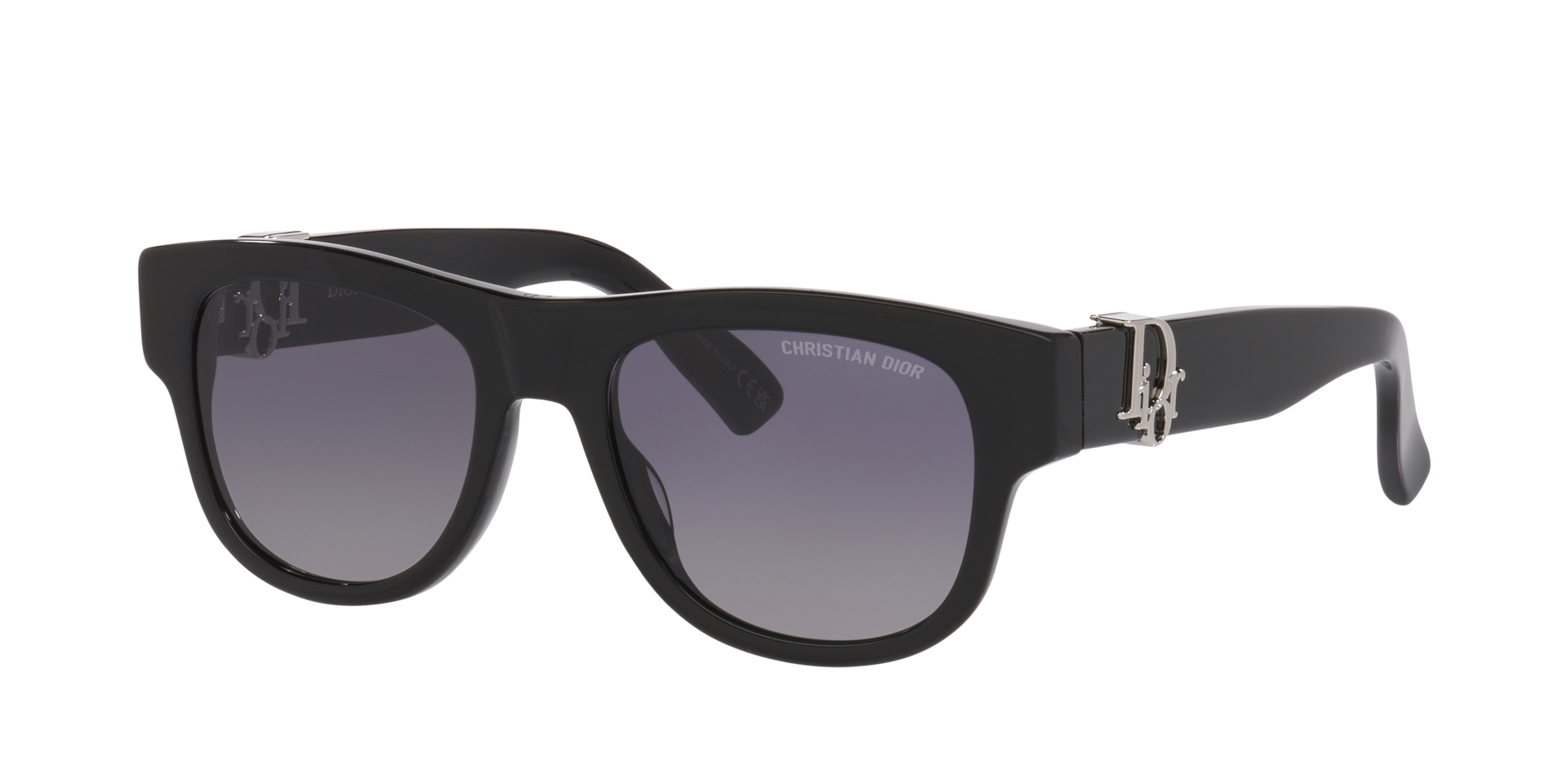 DIOR Man Sunglass Dior Oblique S4I -  Frame color: Black, Lens color: Grey Gradient