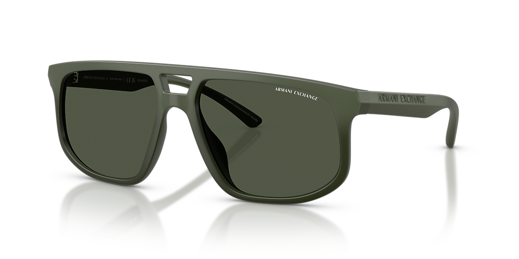 Armani Exchange AX4161SU L (58 - 16) with Green lenses and Green