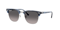 Ray-Ban Clubmaster L (51 - 21) with Grey lenses and Blue frame