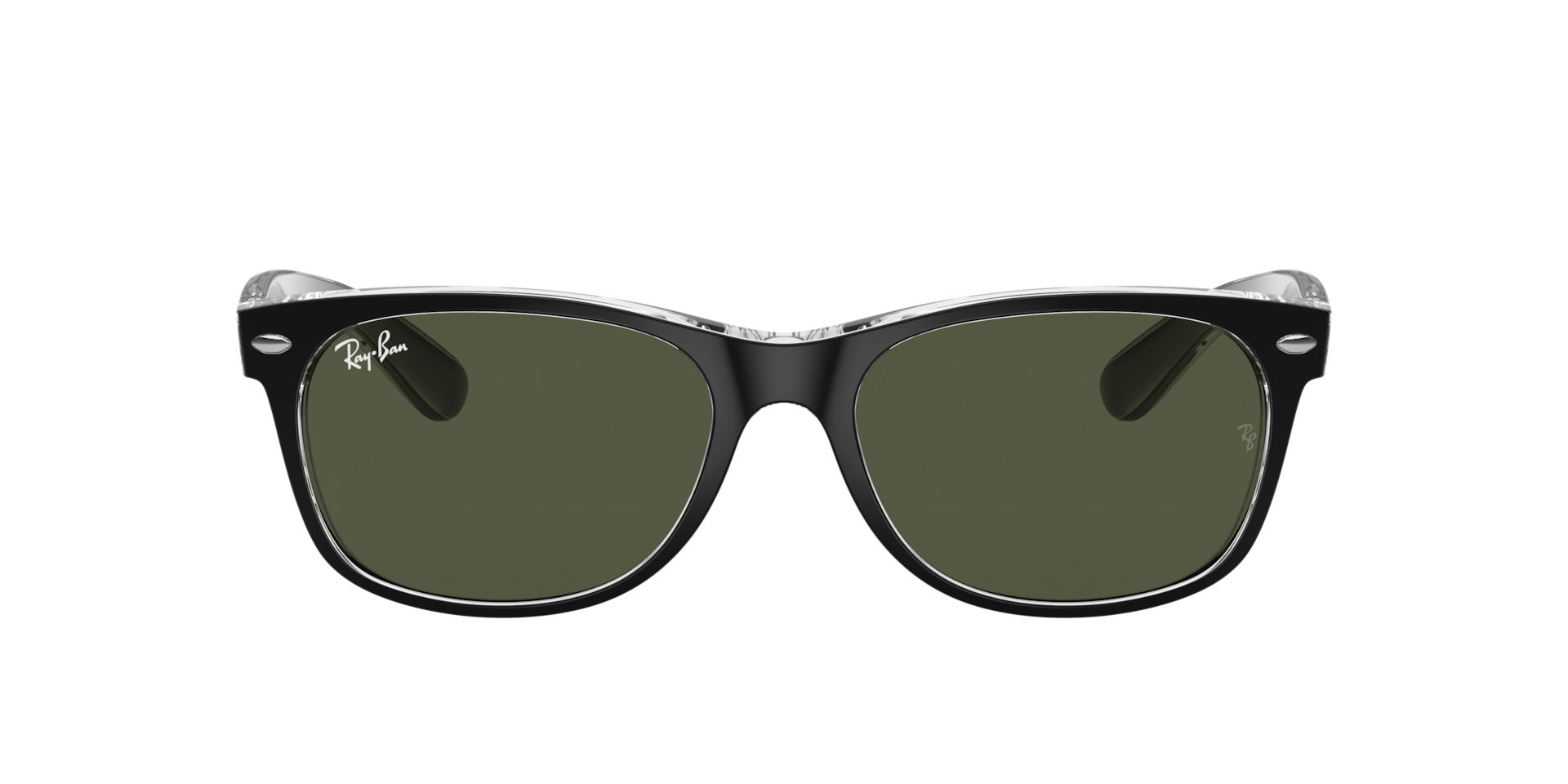 【Ray-Ban】NEW WAYFARER MATTE 52 Ray-Ban New Wayfarer Color Mix S (52 - 18) with Green lenses and