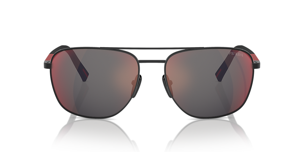 Prada Linea Rossa PS 54ZS XXL (60 - 17) with Grey lenses and Black