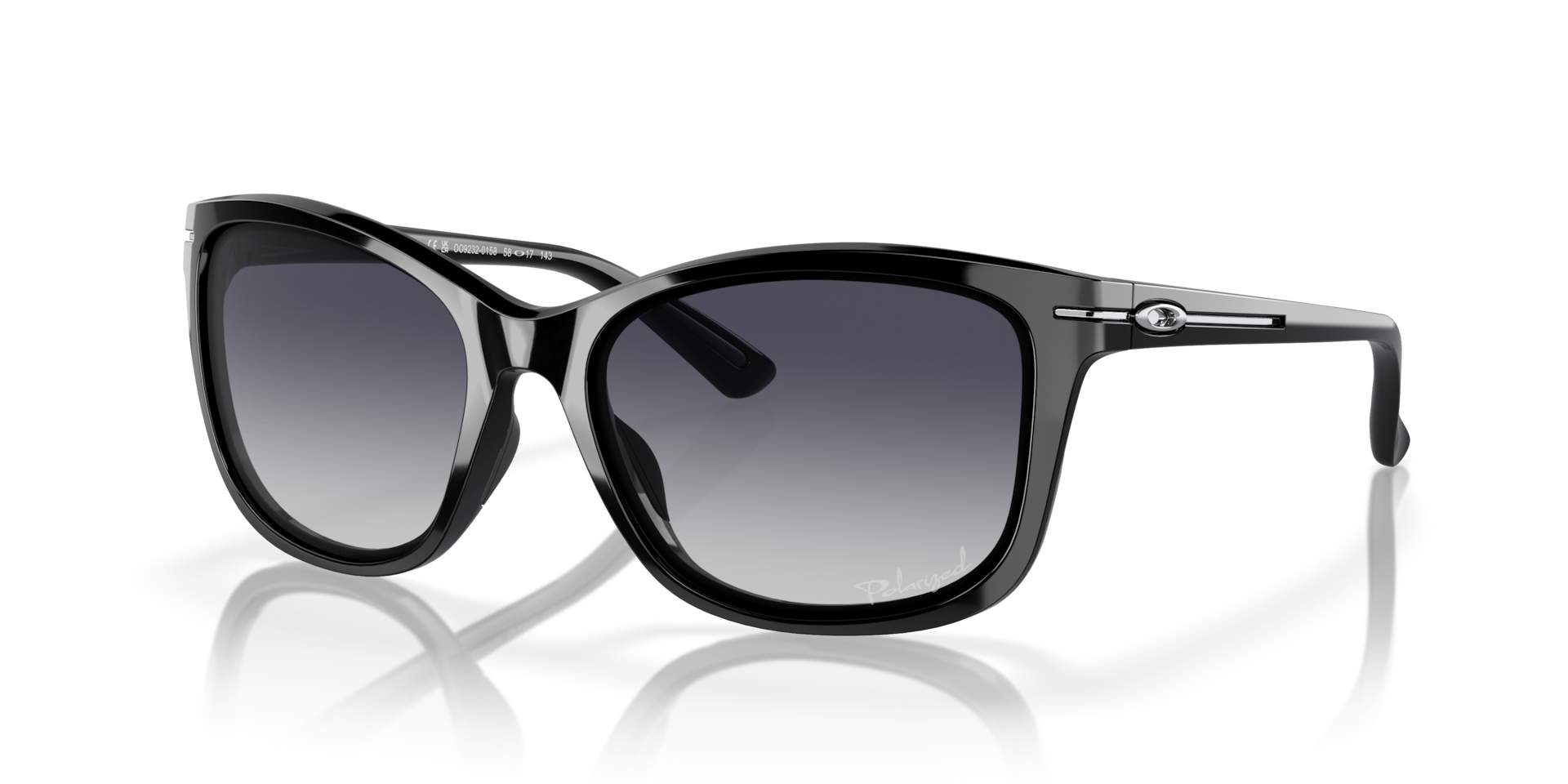 Oakley OO9232 Drop In™ L (58 - 17) with Grey lenses and Black
