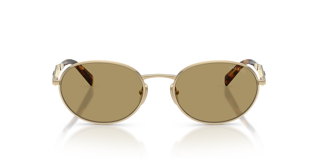 Prada PR D57S L (54 - 19) with Green lenses and Gold frame