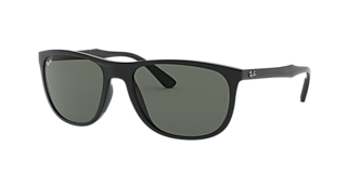 Ray-Ban RB4401D XXL (57 - 20) with Grey lenses and Black frame
