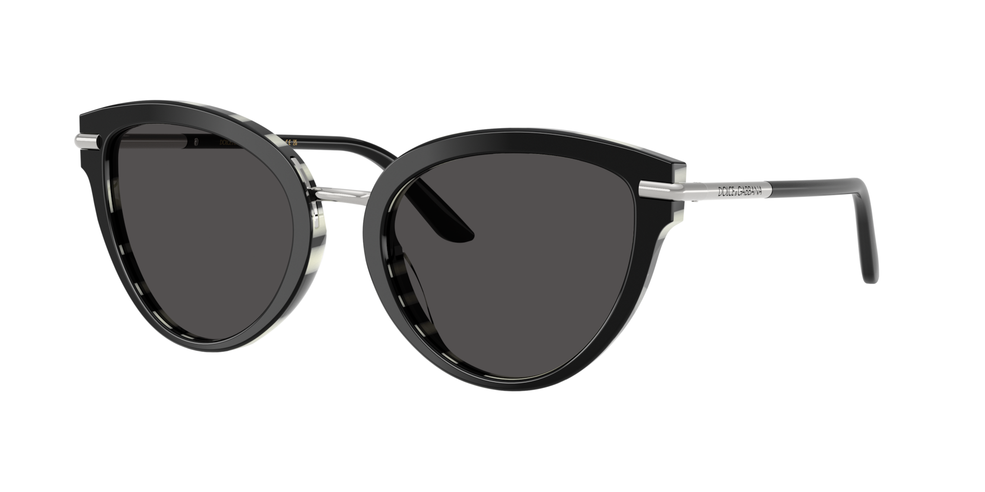 DolceGabbana Femme Sunglass DG4492 - Couleur du Monture Top Black On Zebra Couleur de Lentille Gris fonc 169 €