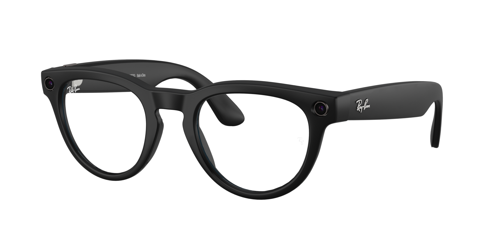RayBan Unisex RayBan Meta Headliner Frame color Black Lens color ClearGrey RayBan Unisex RayBan Meta Headliner Frame color Black Lens color ClearGrey