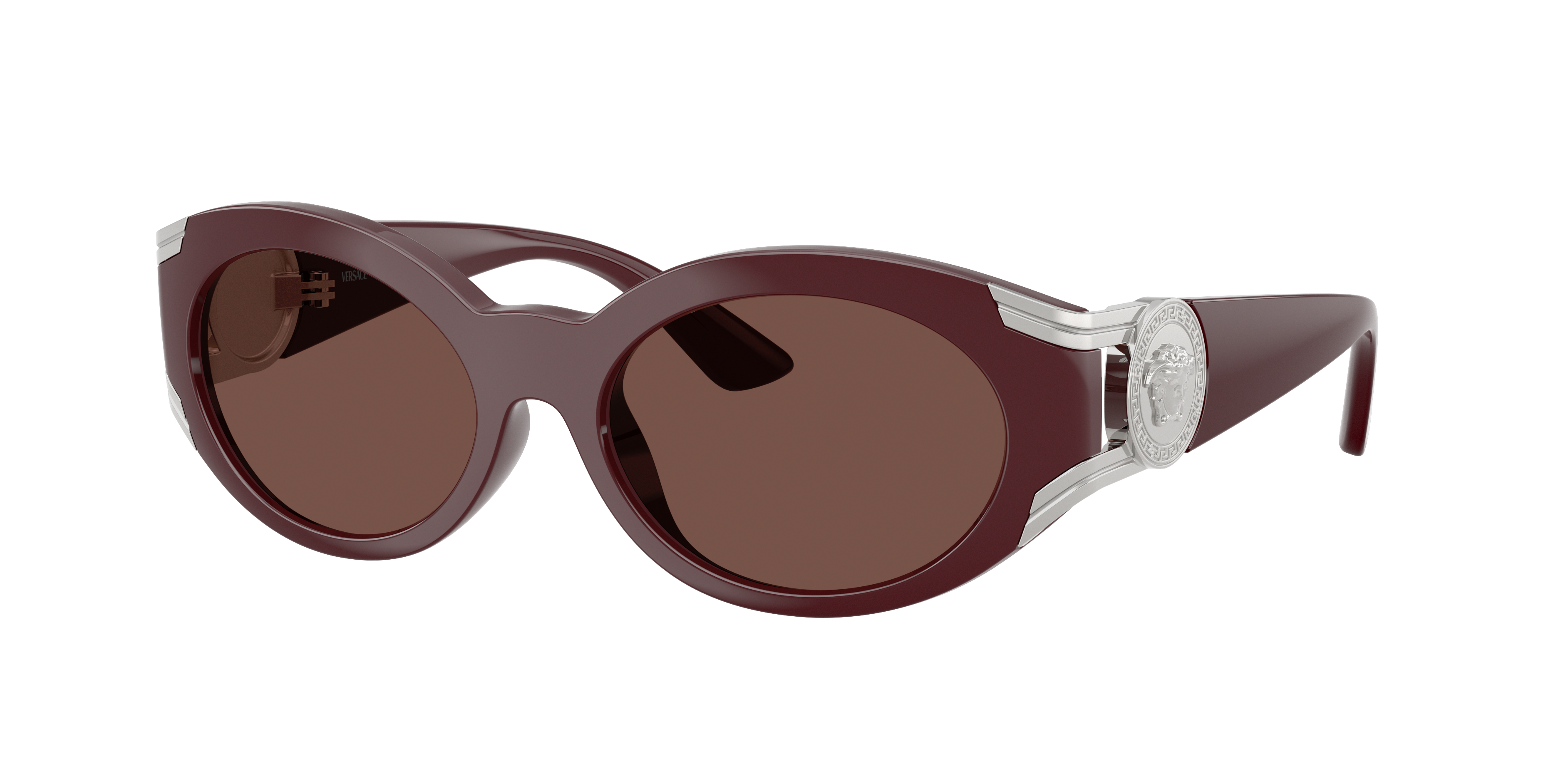 Versace Woman Sunglass VE4503U -  Frame color: Dark Red, Lens color: Black Chocolate