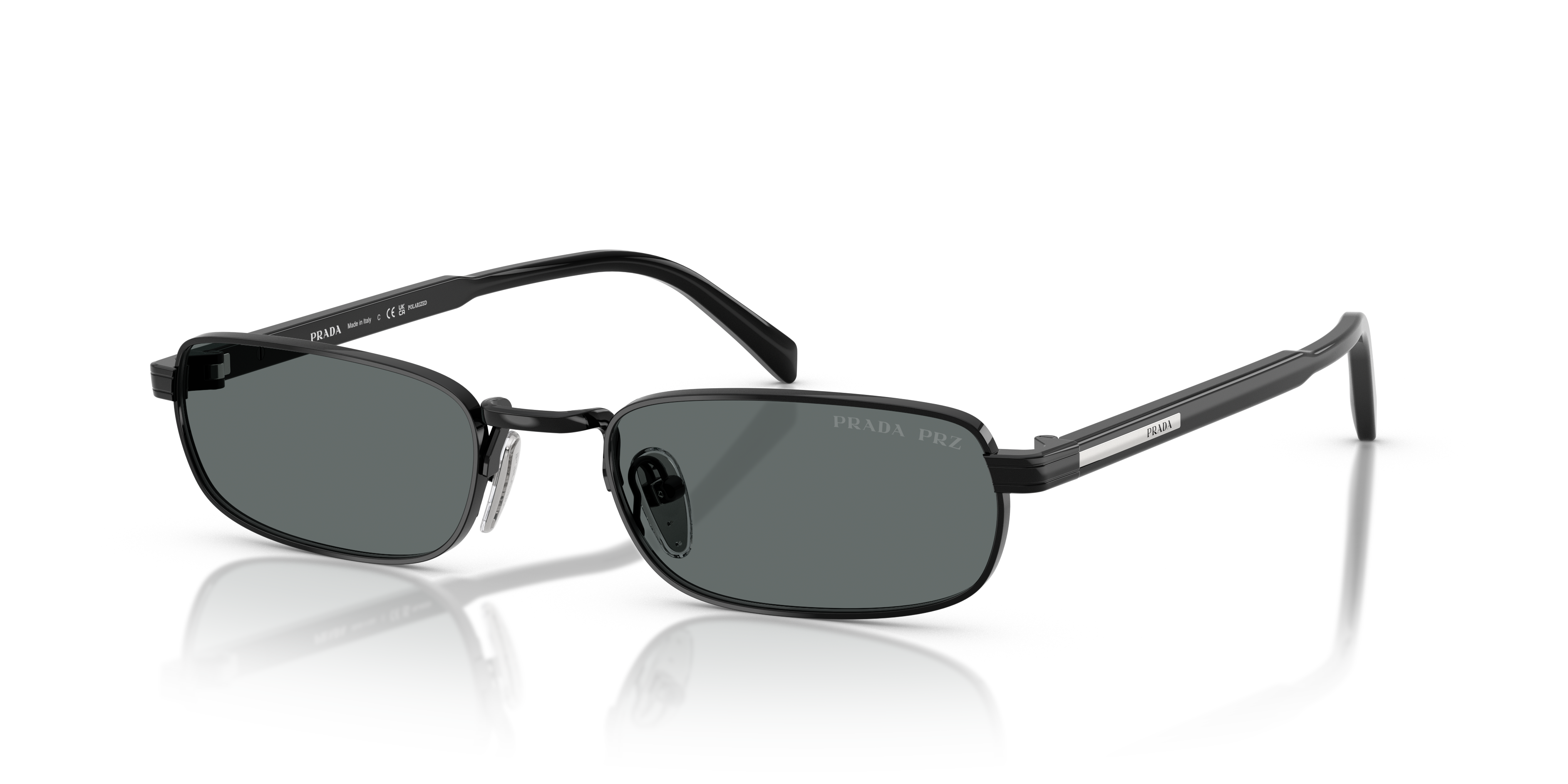 Prada PR B54S M (54 - 20) with Grey lenses and Black frame