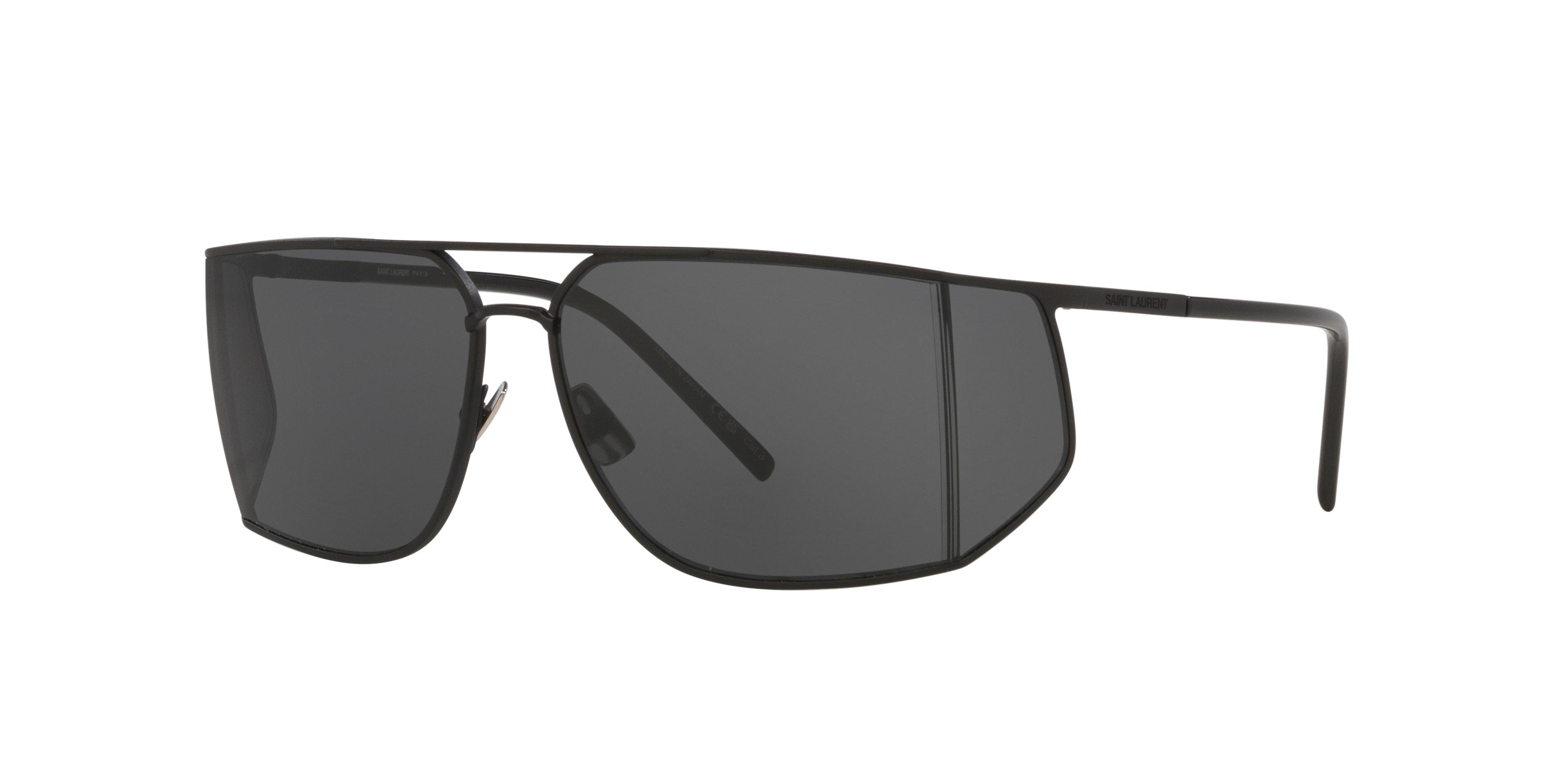 Saint Laurent SL 750 XXL (69 - 13) with Black lenses and Black