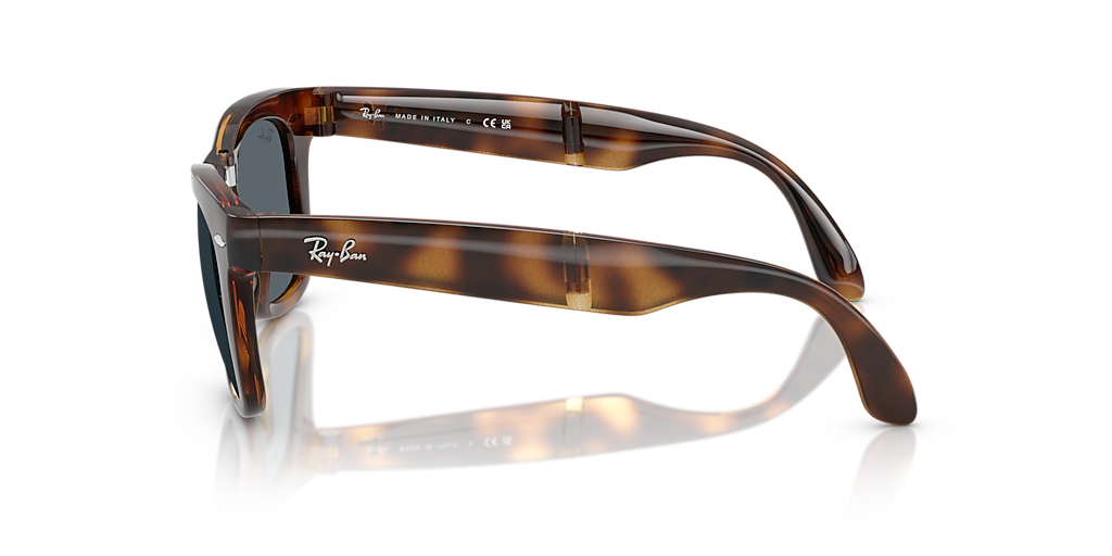 Ray-Ban Wayfarer Folding Classic L (50 - 22) with Blue lenses and