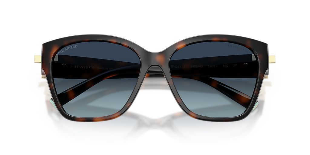 Tiffany & Co. TF4254U XL (56 - 16) with Blue lenses and Tortoise