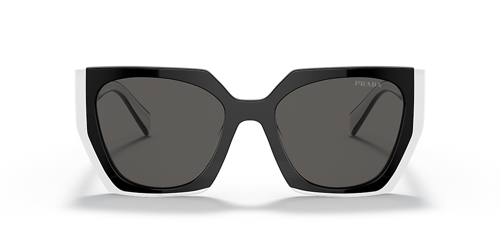 Prada PR 15WS M (54 - 19) with Grey lenses and Black frame