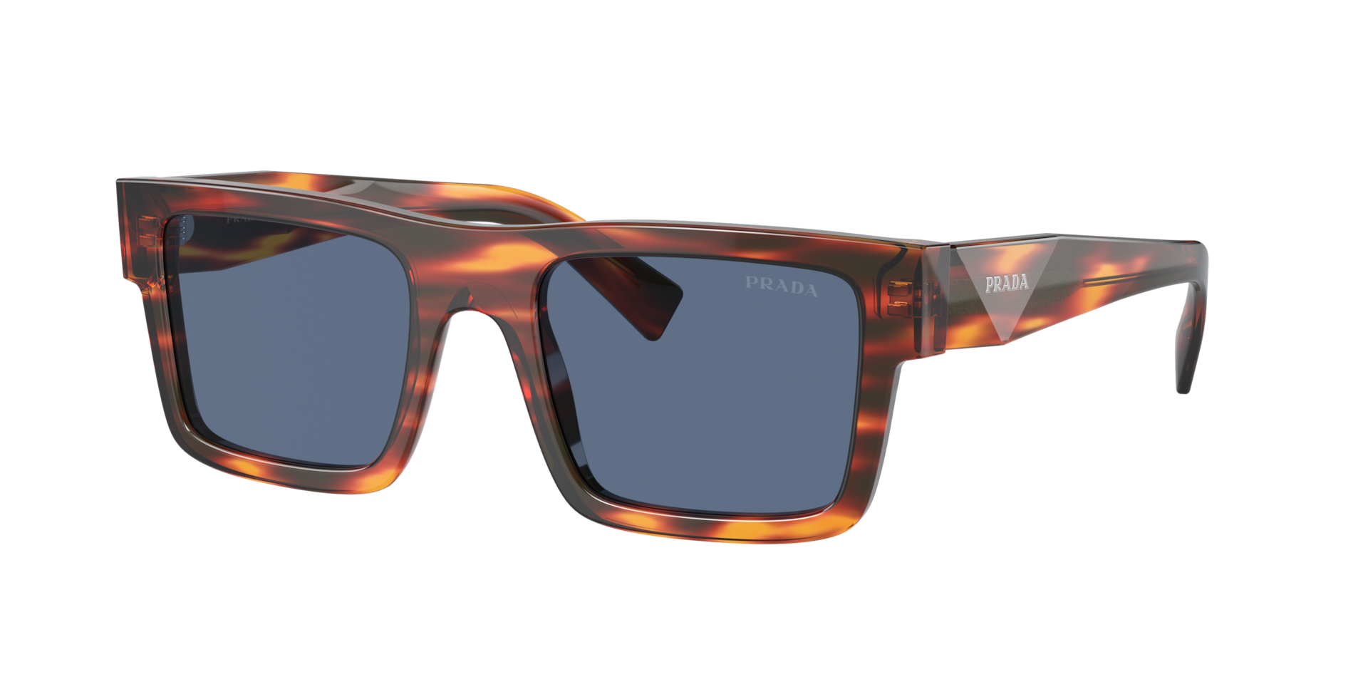 Prada Homme Sunglass PR 19WS - Couleur du Monture Radica ray Couleur de Lentille Bleu fonc 259 €