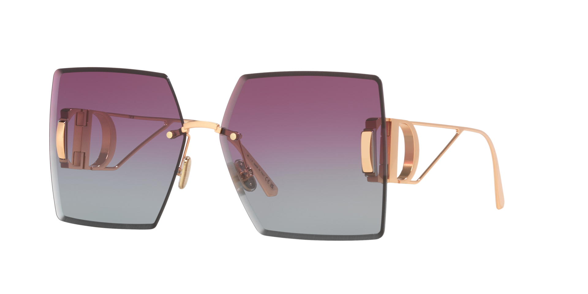 DIOR Woman Sunglass CD40101U -  Frame color: Gold, Lens color: Purple Gradient
