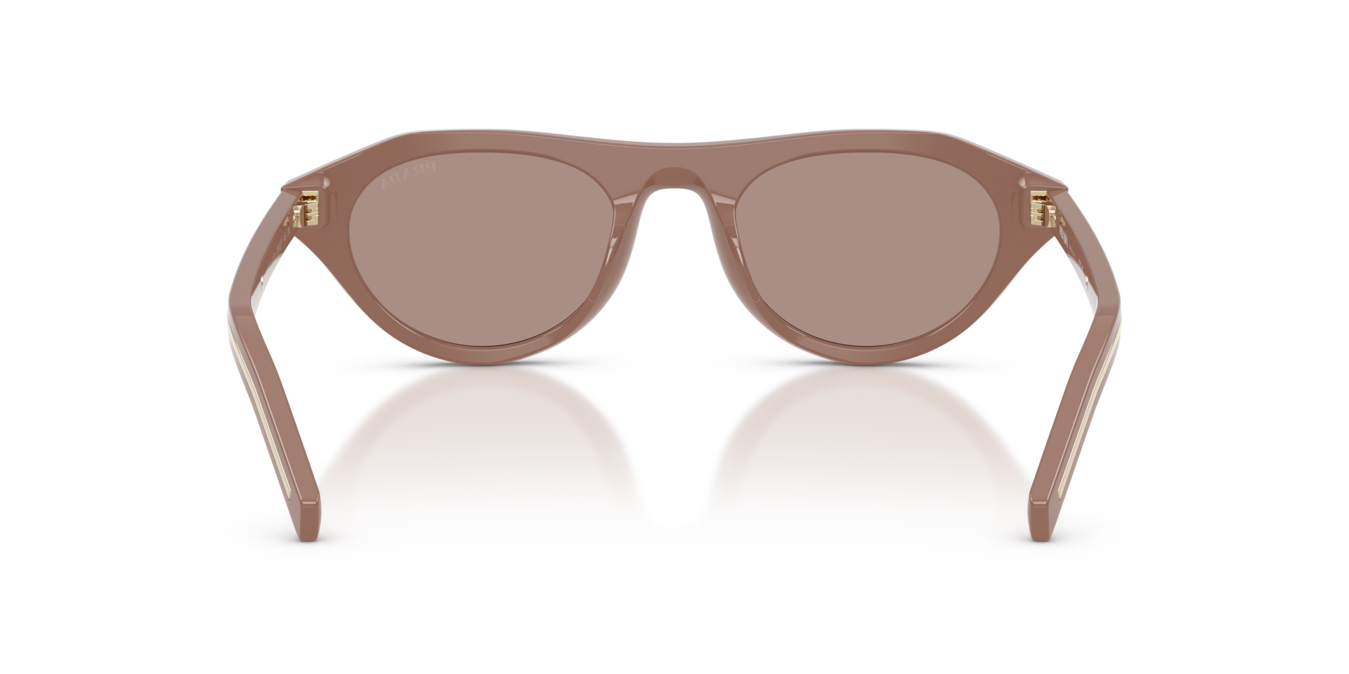 PRADA プラダ サングラス PR B15S オーバル べっ甲色 ケース付き Prada PR B15S M (51 - 21) with Brown lenses and Brown frame