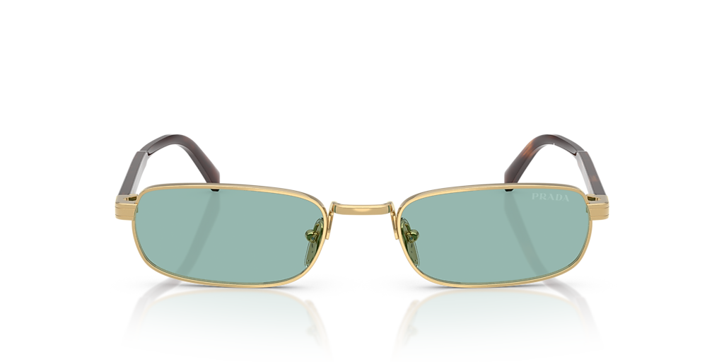 Prada PR B54S M (54 - 20) with Green lenses and Gold frame