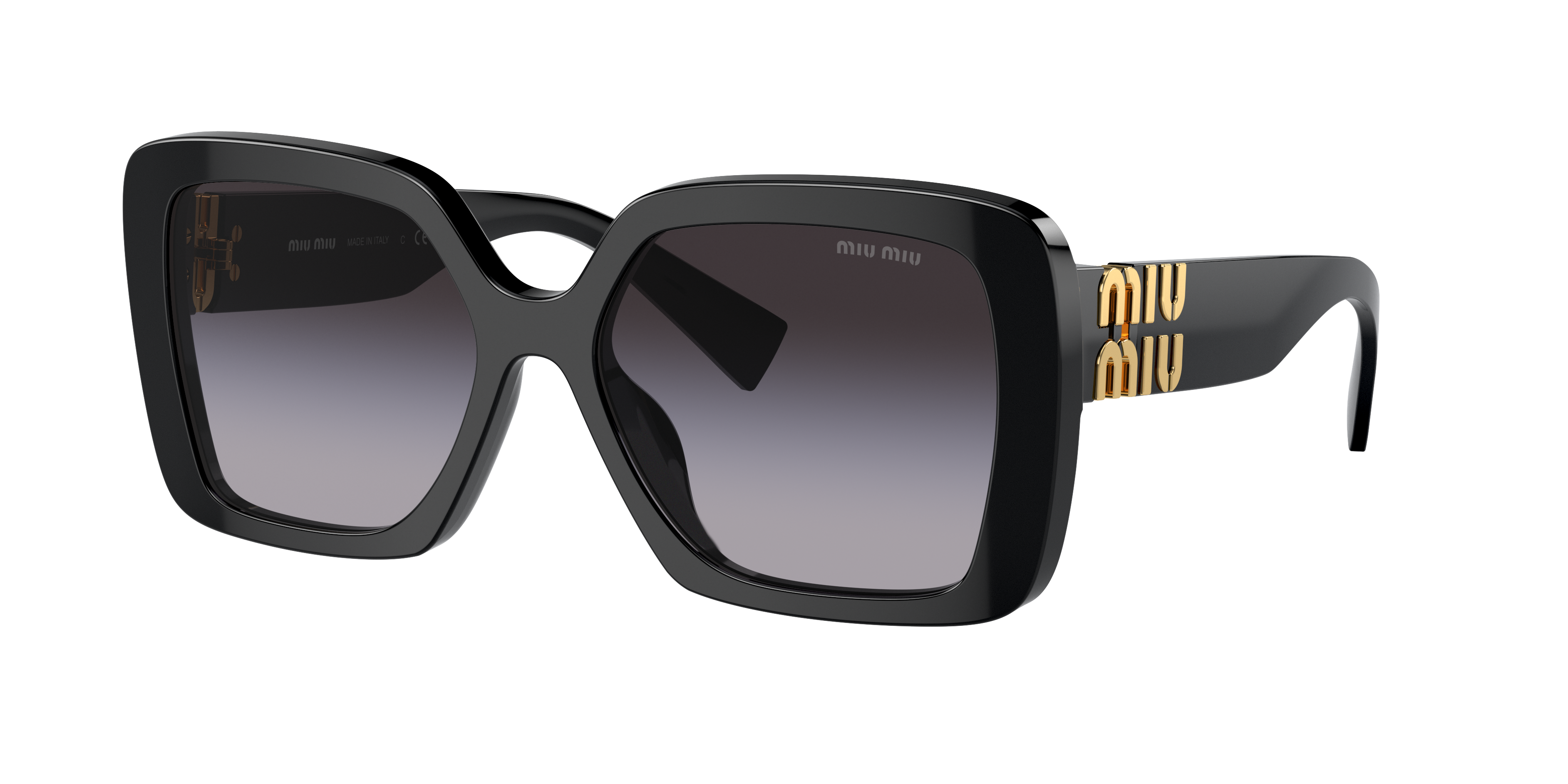 Miu Miu MU 10YS M (56 - 17) with Grey lenses and Black frame