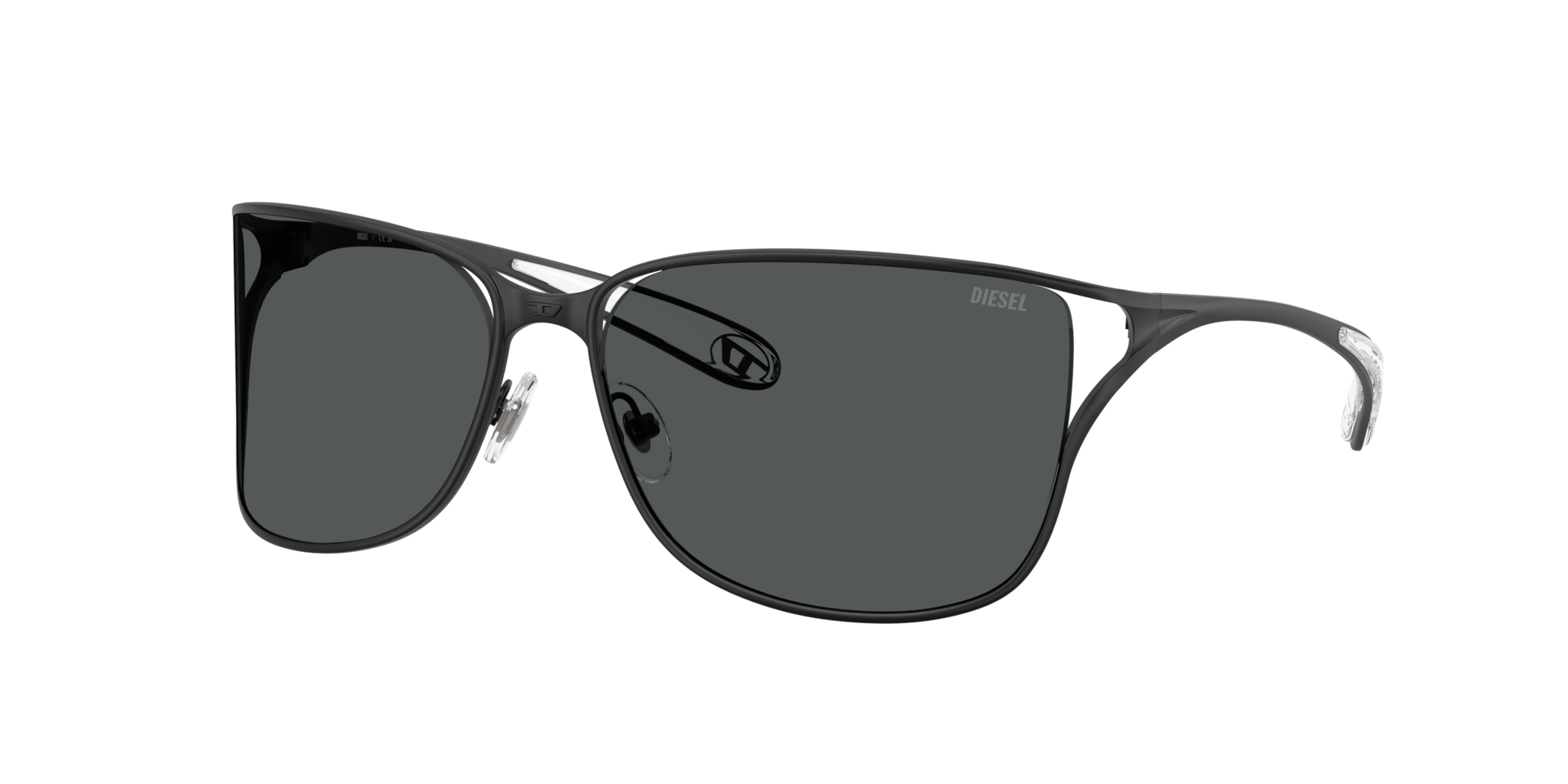Diesel Unisex Sunglass DL1019 - Couleur du Monture Noir mat Couleur de Lentille Gris fonc 225 €