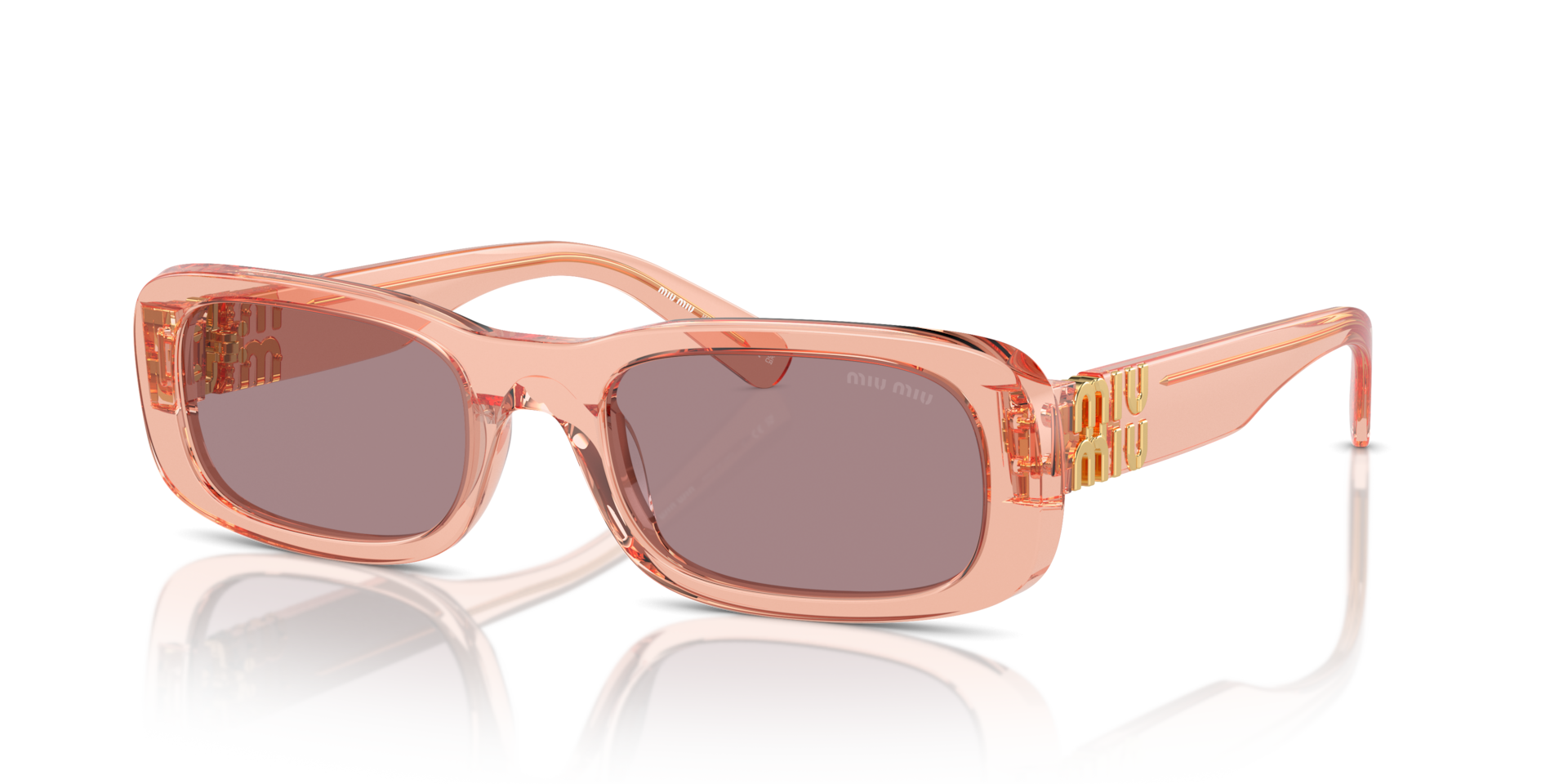 Miu Miu MU 08ZS S (53 - 20) with Violet lenses and Pink frame