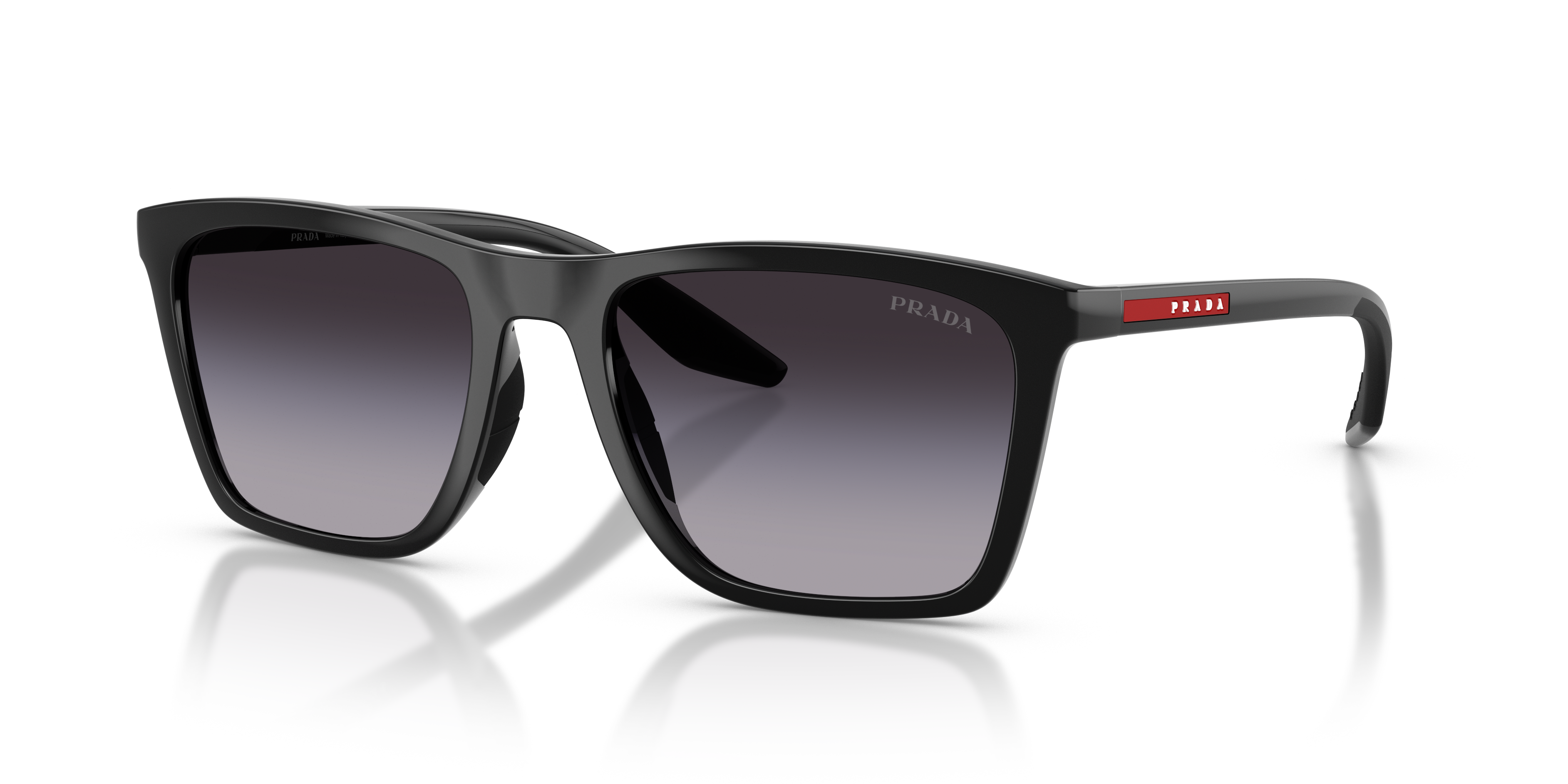 Prada Linea Rossa PS B08S XXL (56 - 19) with Grey lenses and Black