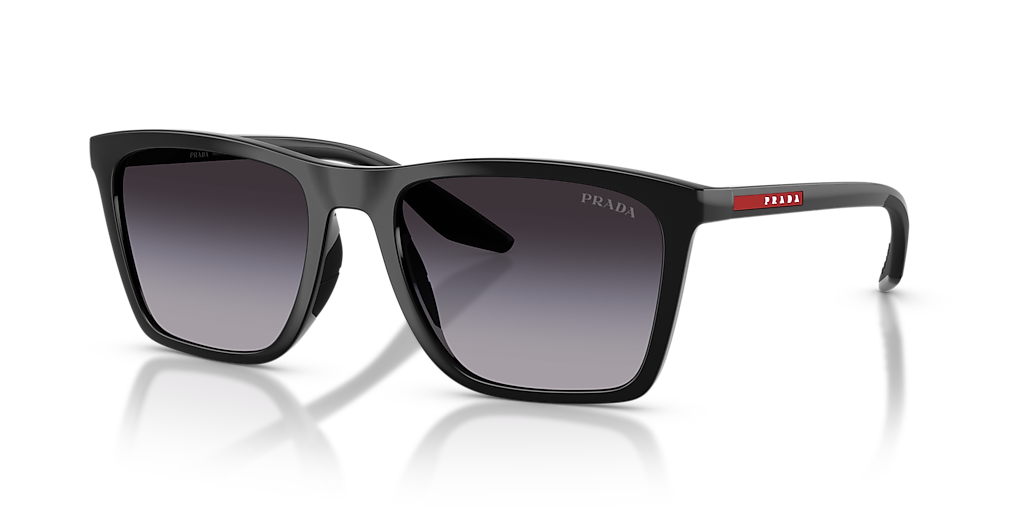 オベサス Prada Linea Rossa PS B08S XXL (56 - 19) with Grey lenses and Black