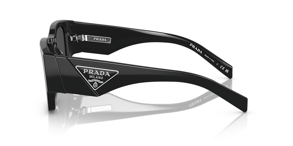 Prada PR 10ZSF L (55 - 19) with Grey lenses and Black frame