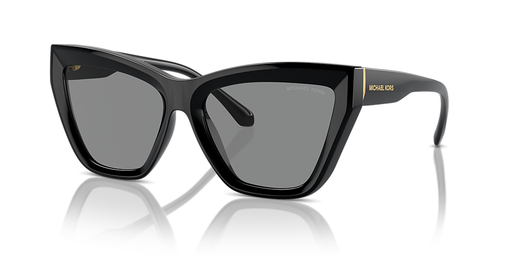 Michael Kors Dubai L (57 - 17) with Grey lenses and Black frame