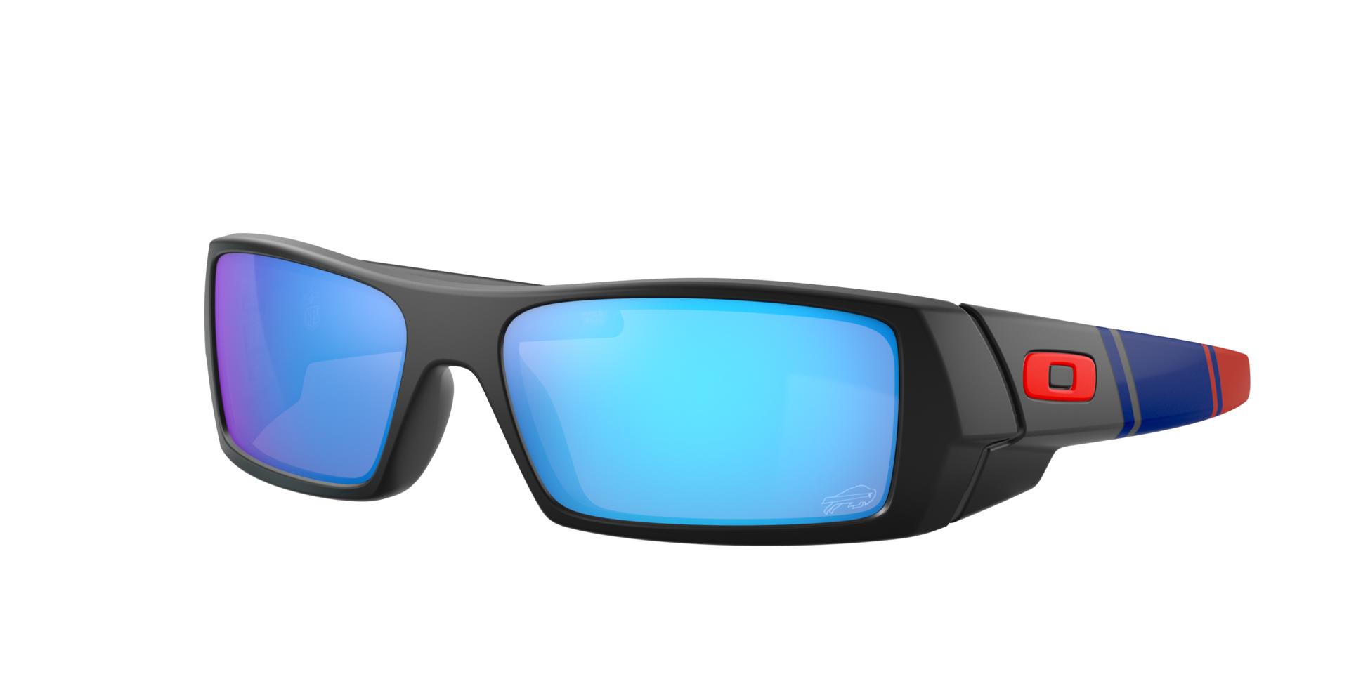 Oakley Mann Sunglass Buffalo Bills Gascan® - Rahmenfarbe: Matt Schwarz, Linsenfarbe: Prizm Sapphire