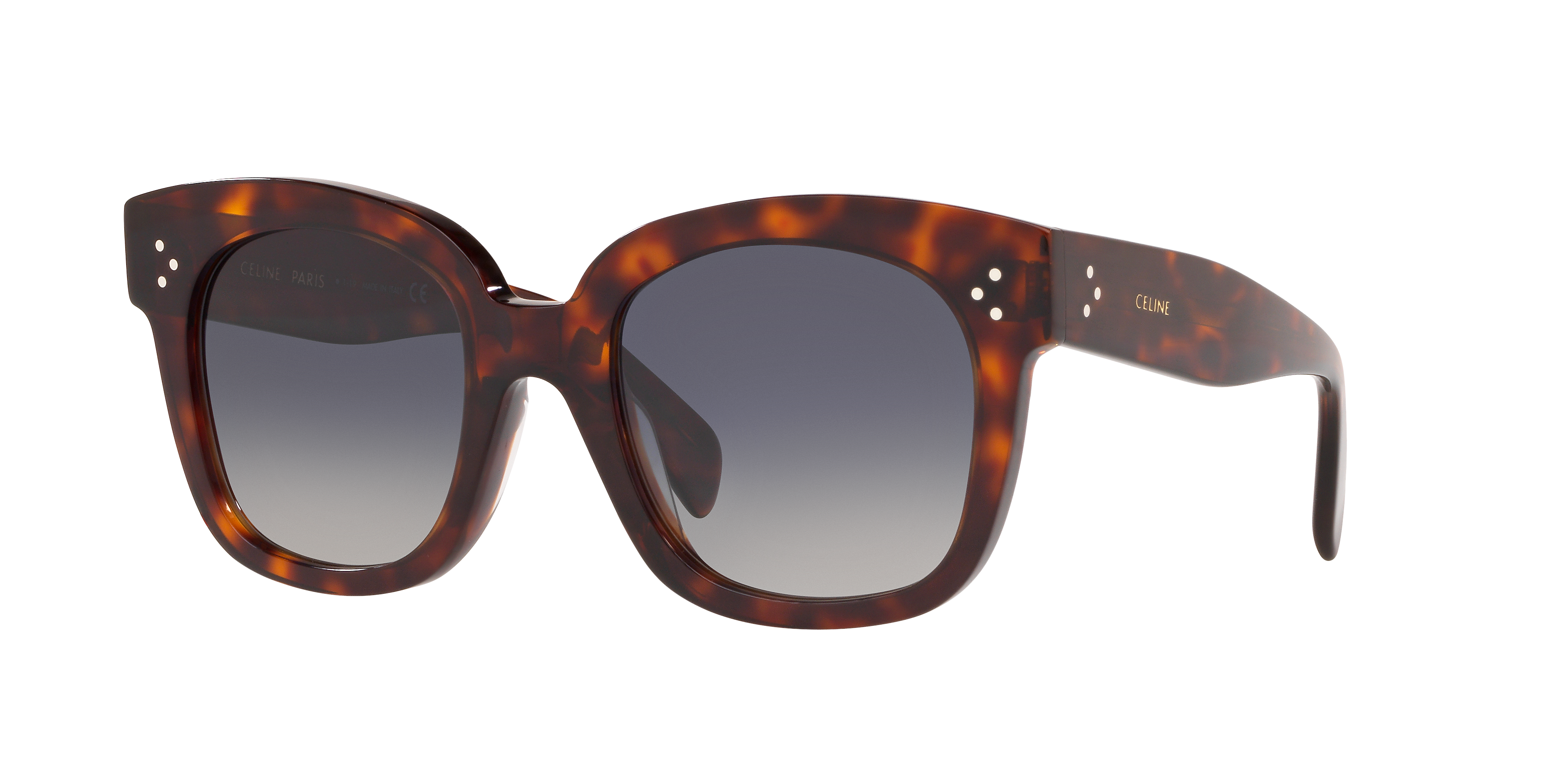 美品 CELINE セリーヌ サングラス CL4002UN 45Fブラウン Celine CL4002UN XXS (54 - 22) with Brown lenses and Tortoise frame