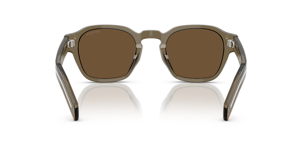 Prada PR A16SF L (53 - 21) with Brown lenses and Beige frame