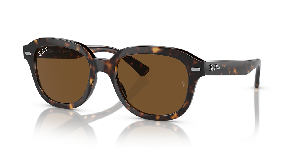 Ray-Ban Erik XL (53 - 20) with Brown lenses and Tortoise frame